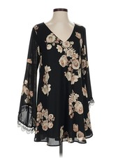 ASTR The Label Women Black Casual Dress XS