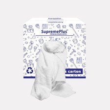 White Terry Towels Rags - Bulk Cleaning Absorbent Cloths for Shop Wiping - Boxes