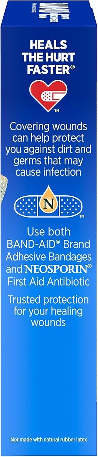 10 Ct Band-Aid Brand Tru-Stay Adhesive Pads, Sterile Sheer Bandages, Large Size