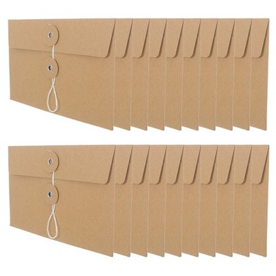 30 Pcs Kleine Braune Umschläge Mini Kraftpapier Paper Retro Envelope