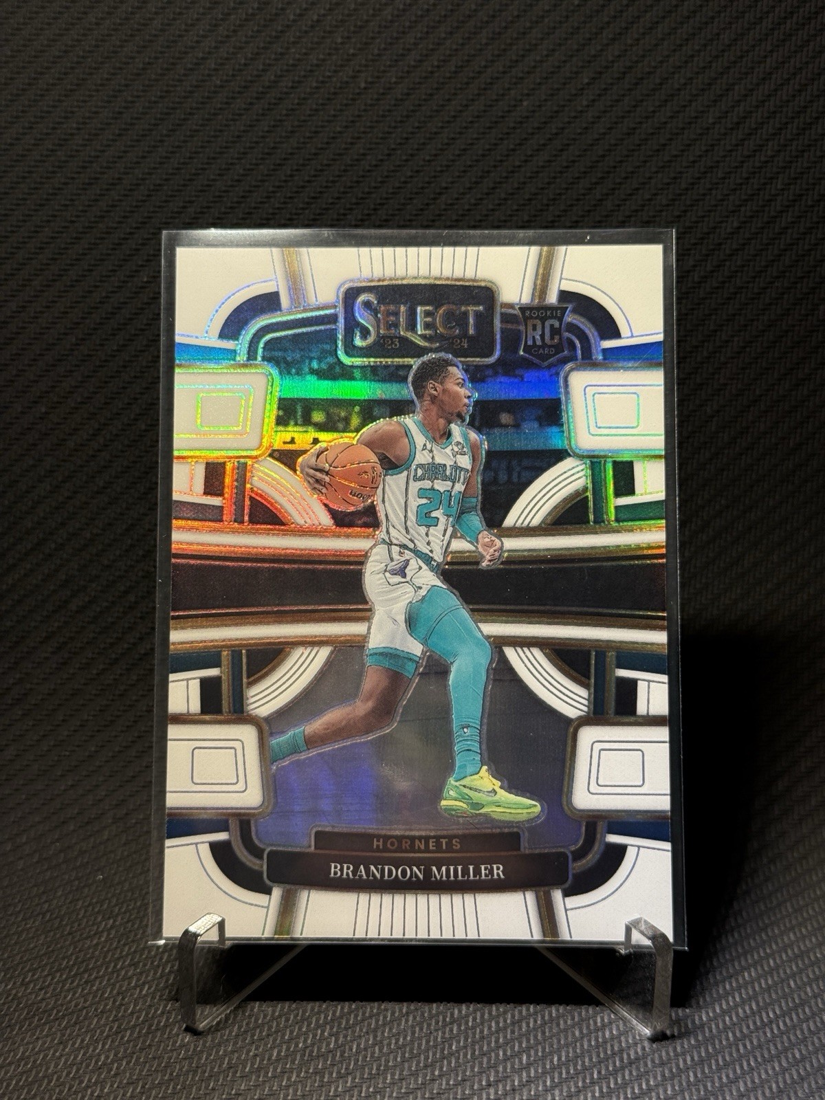 BRANDON MILLER 2023-24 PANINI SELECT #80 ROOKIE WHITE PRIZMS RC 123/149