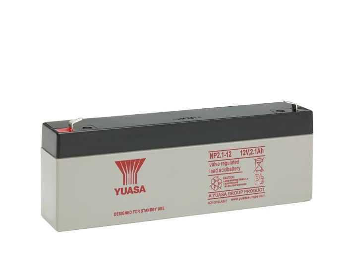 Yuasa NP2.1-12 Rechargeable Lead Acid Battery 12V 2.1Ah Security Alarm Panel