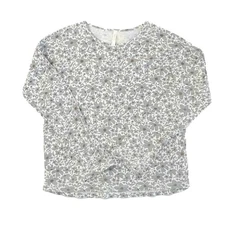 Rylee + Cru Georgia Blue Floral Long Sleeve Tee Top Girls Size 8-9 Years