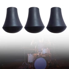 3 Pieces Drum Feet Durable Bass Drum Leg Feet Musical Instrument Accessories