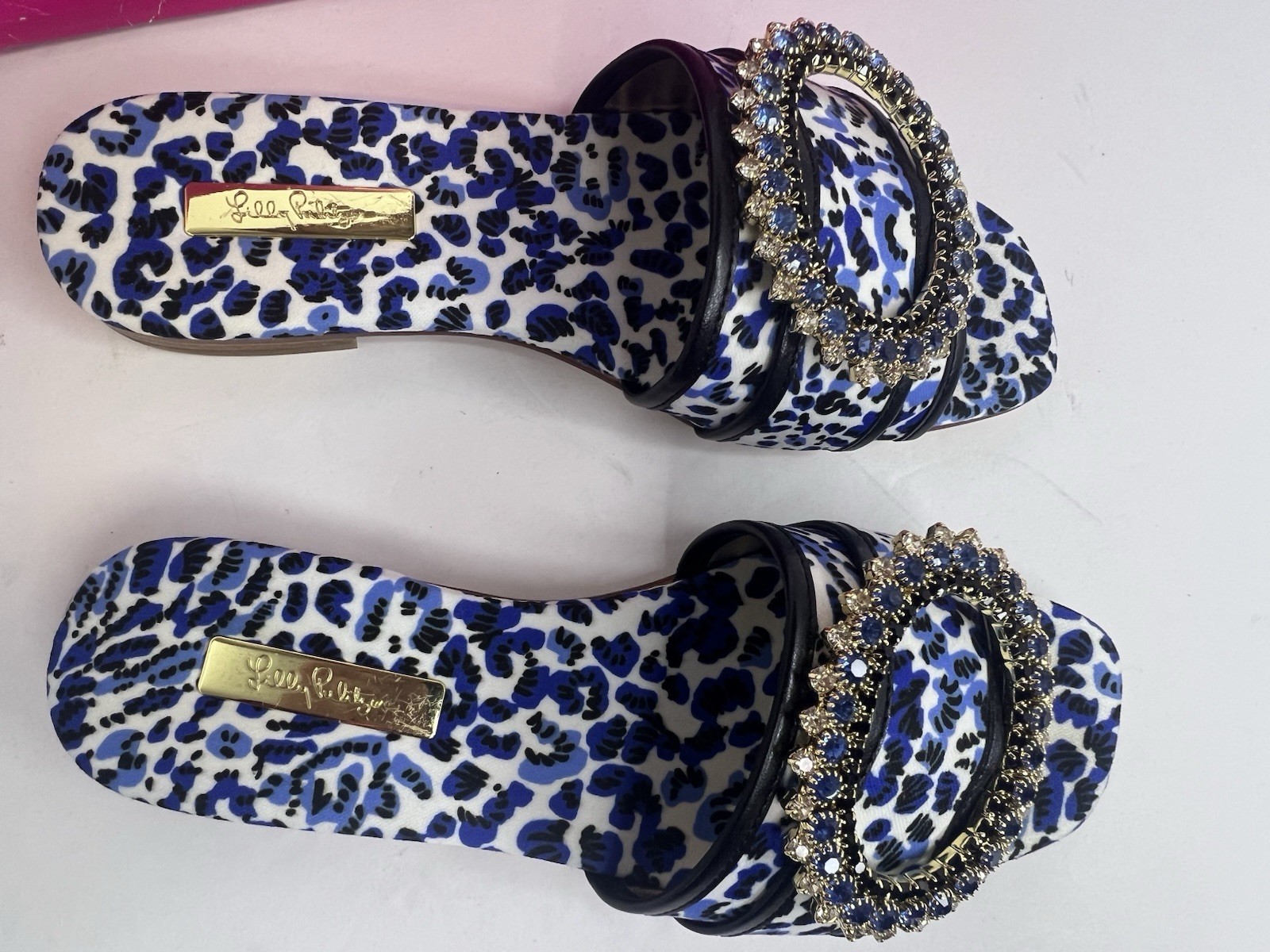 APL Sandalo Lilly Pulitzer Dayna taglia 6 nuovo con scatola $188 vendita al dettaglio