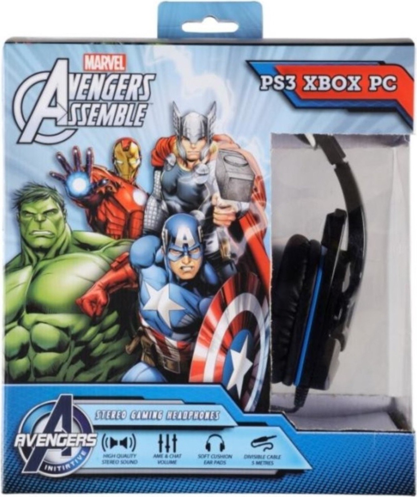 Cuffia GAMING a padiglione Indeca HS287 PC / PS3 / PS4 / XBOX - Avengers