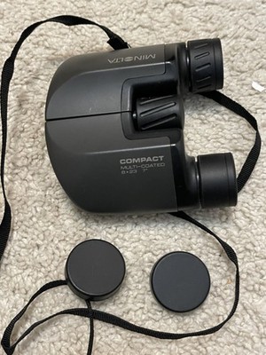 Minolta Compact Binoculars 8X23 7° Multi Coated Black With Carry