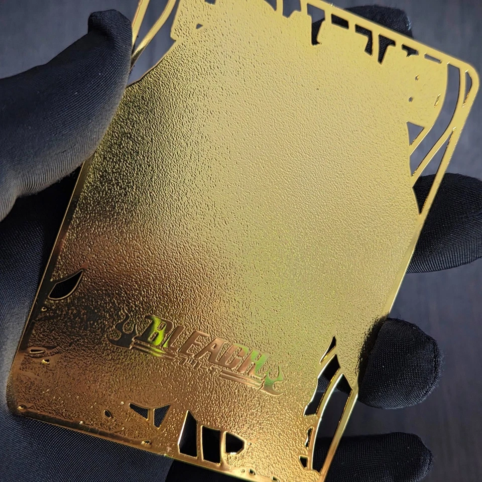 BLEACH Yoruichi Shihouin Lewd NSFW ACG METAL GOLD Premium Card XP51 - Image 4 of 4