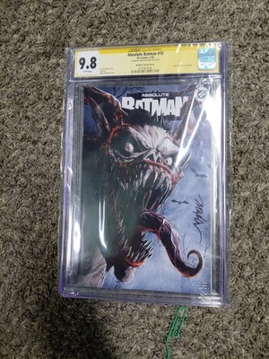 ABSOLUTE BATMAN 15 CGC 9.8 SIGNATURE SERIES MIKE MAYHEW JOKER VARIANT DC 2026
