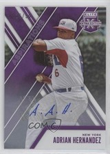 2017 Elite Extra Edition Aspirations Purple 26/50 Adrian Hernandez #138 Auto 0c6