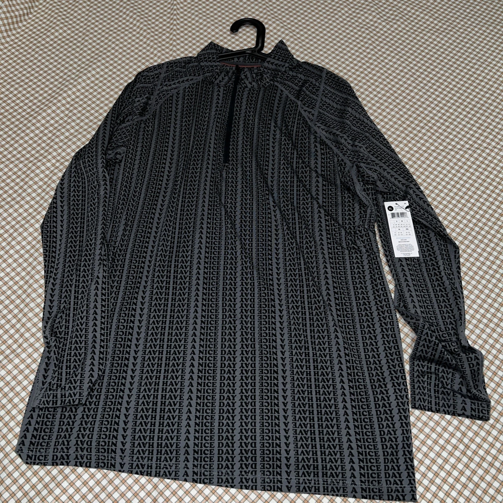 Saxx Viewfinder Crew Shirt Mens XLarge Merino Blend Base Layer Gray Long Sleeve