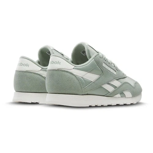 Zapatos clásicos de nailon Reebok superposiciones de gamuza, estilo retro, cómodos para mujer talla 9, hombre 7 Foto 2 de 4