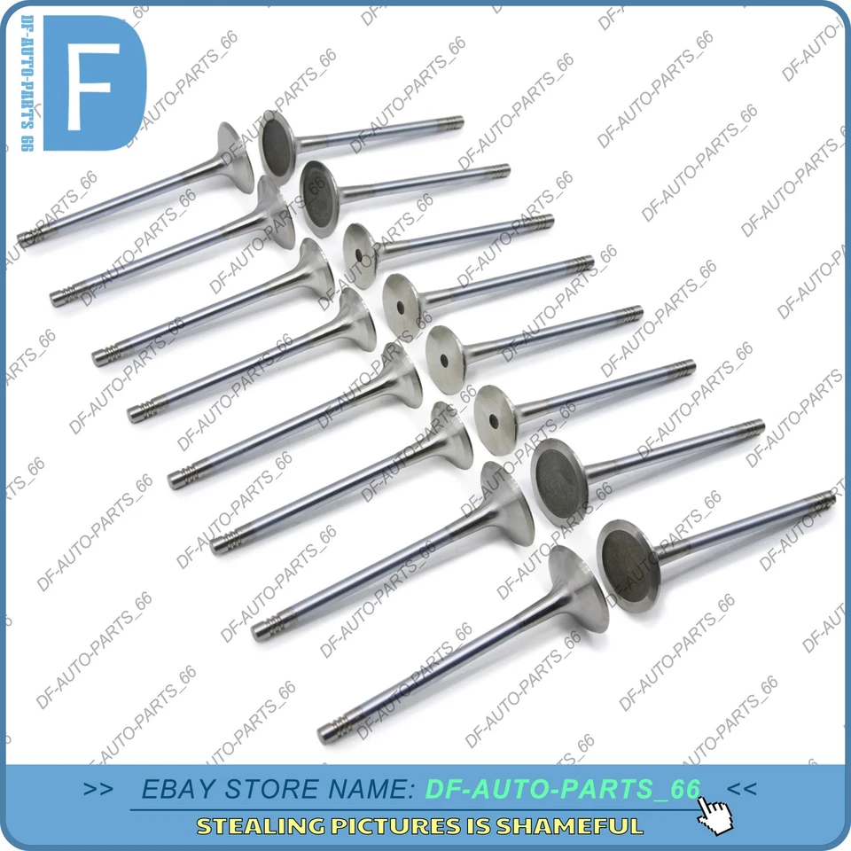 16x OEM Engine Intake Exhaust Valves For VW GTI GLI AUDI A3 A4 Q3 Q5 1.8T 2.0T Foto 3 de 4