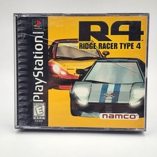 Ridge Racer Type 4 Sony PlayStation (PS1) 2-Disc w/ Manual *pre-owned