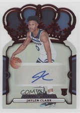 2023-24 Panini Crown Royale Rookie Red 19/35 Jaylen Clark #RC-CRK Auto 3nn
