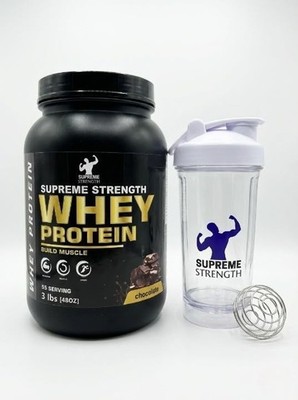 Supreme Strength Whey Protein Powder 3 LBS/ Chocolate
