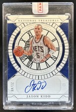 2021-22 National Treasures Jason Kidd Timeless Talents Signatures Auto #/49