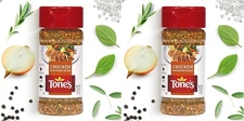 (Free Duty Tax) Tone's Chicken Seasoning Blend, 2.50 Ounce (Pack of 2)