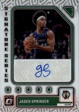 2023-24 Donruss Optic Signature Series #41 Jaden Springer Auto - BSK