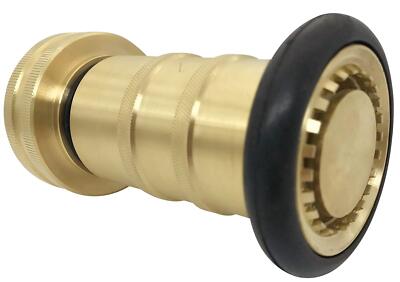 1-1/2'' NST/NH Fire Hose Nozzle Brass Fire Equipment Heavy Duty Industrial Fog...