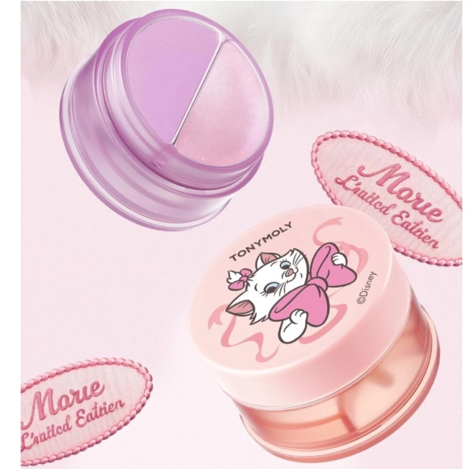 Bálsamo dúo para labios y mejillas tono mejillas TONYMOLY 4,8 g 2 colores MARIE edición limitada Foto 4 de 4