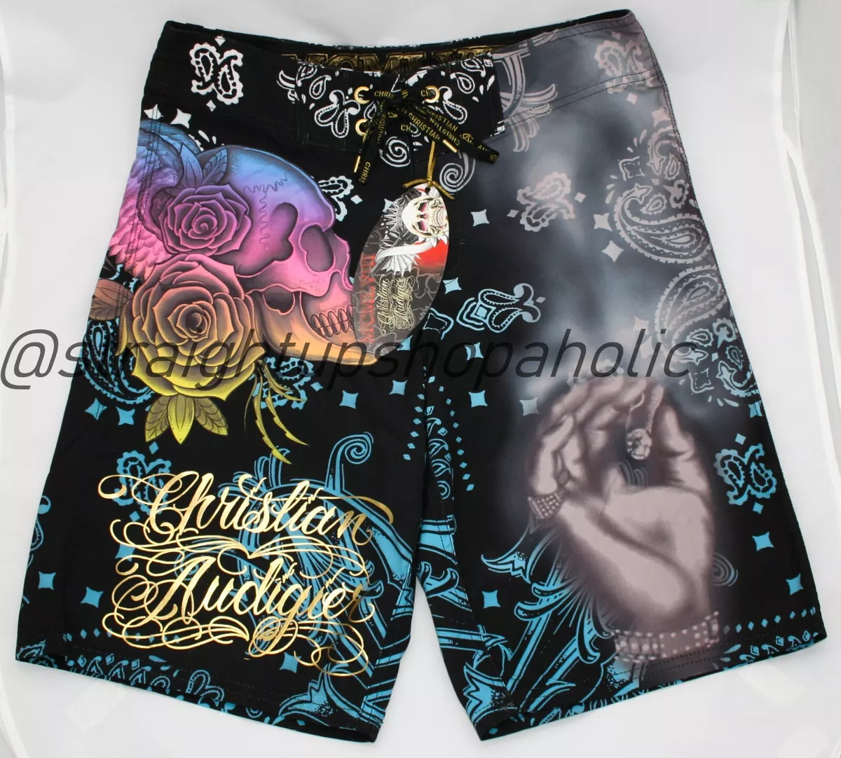 Christian audigier sales board shorts