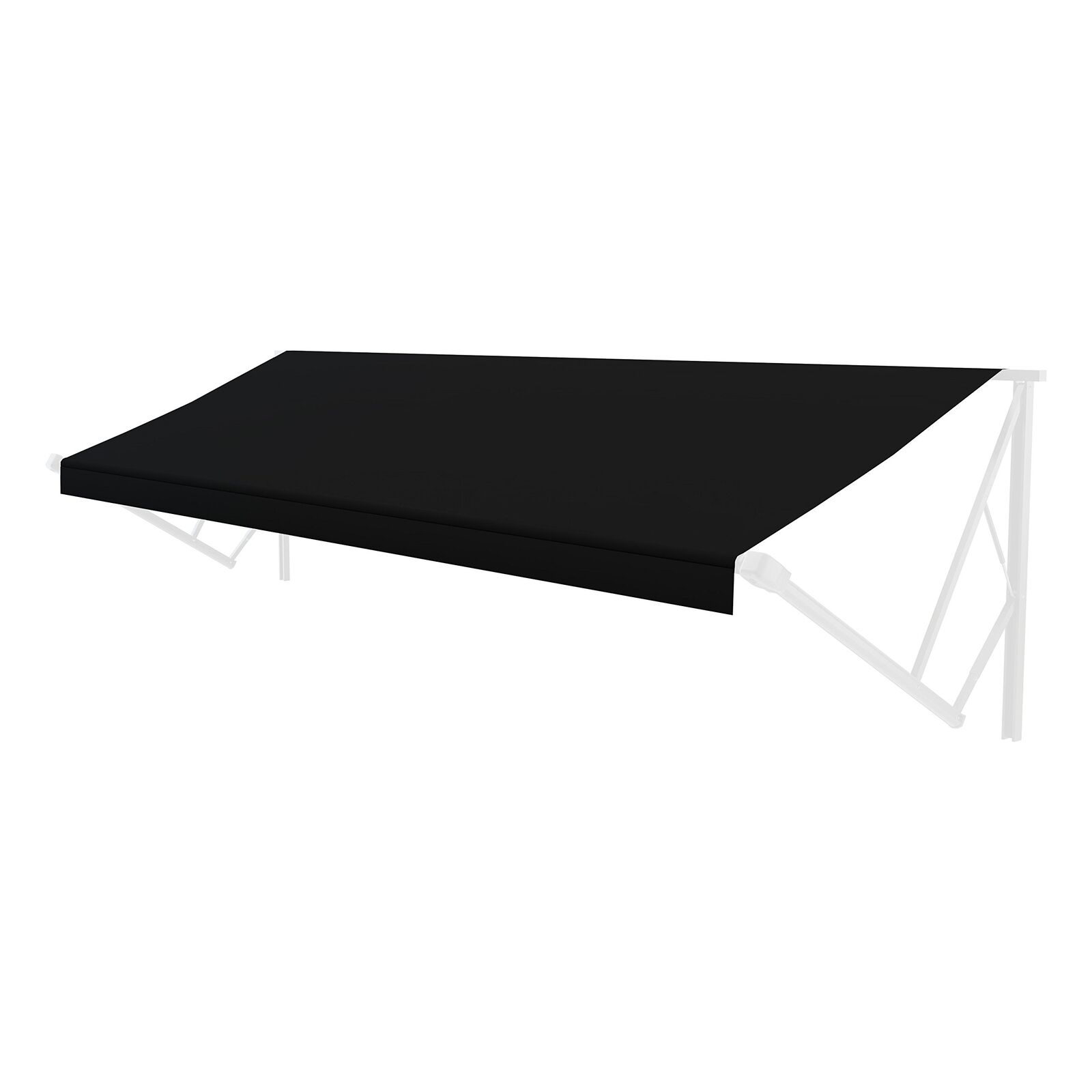 Lippert V000334368 Universal Solid Black Vinyl Canopy Fabric for Patio Awning