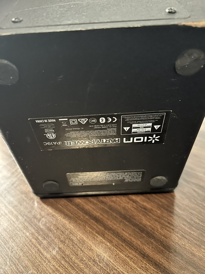 Ion Party Power Portable Bluetooth Speaker System w/ Party Lights