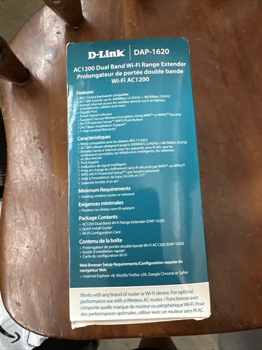 D-Link DAP-1330 (N300) WiFi Range Extender New Open Box - Picture 4 of 12
