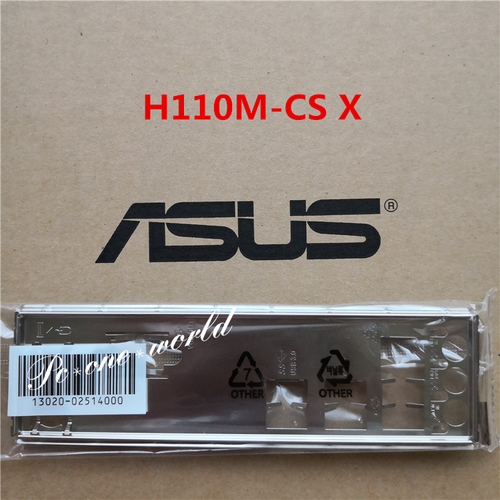 I/O Shield Backplate For ASUS H110M-CS X & H110M-CS Motherboard IO - Afbeelding 2 van 4
