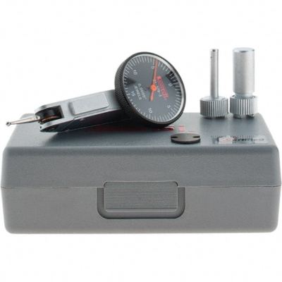 SPI 21-379-3 Horizontal Dial Test Indicator, 1-1/4'' Black Dial, 0'' to 0.03''