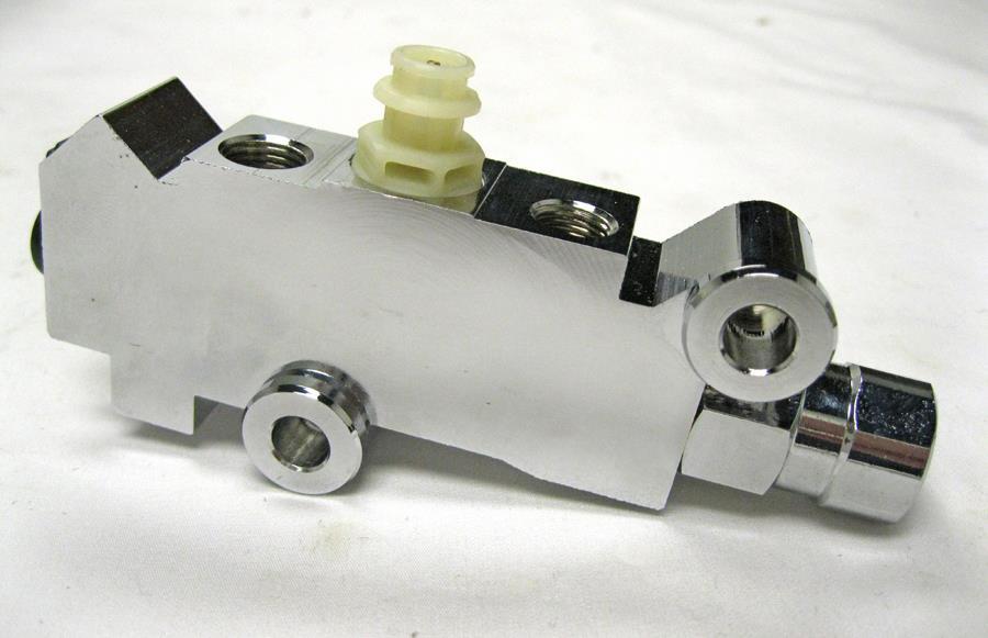 Chrome GM Disc Drum Brake Proportioning Valve Master Cylinder Booster