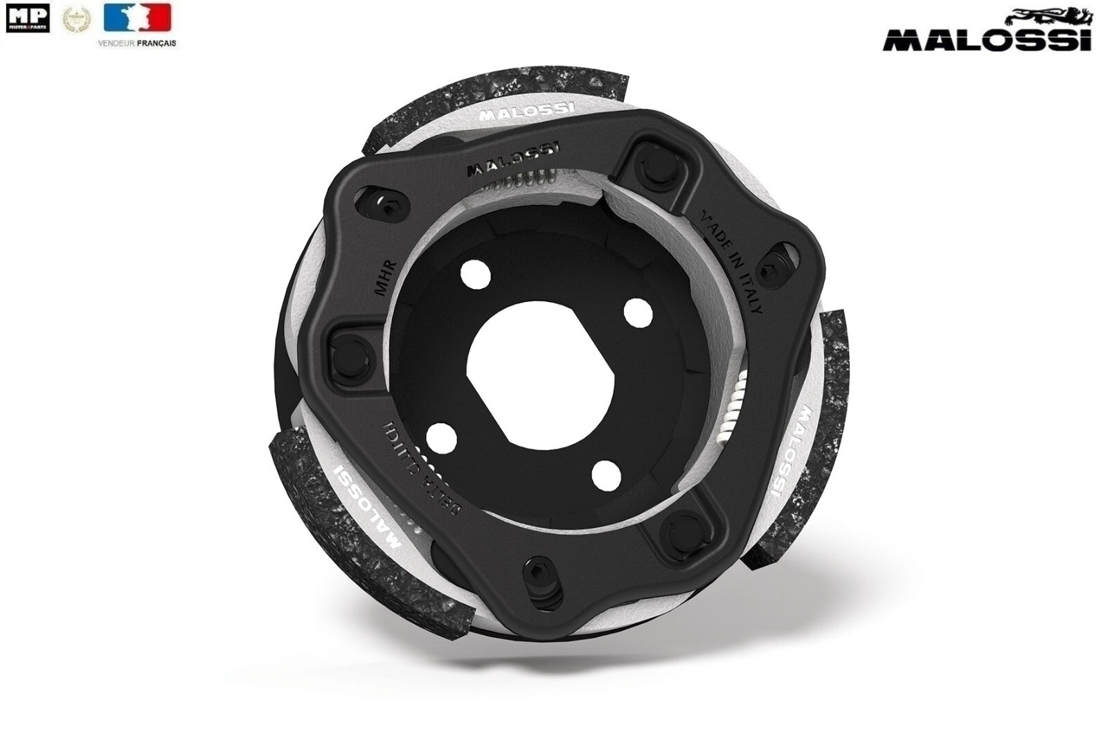 Embrayage MALOSSI Delta Clutch 107mm pour scooter Suzuki et MBK