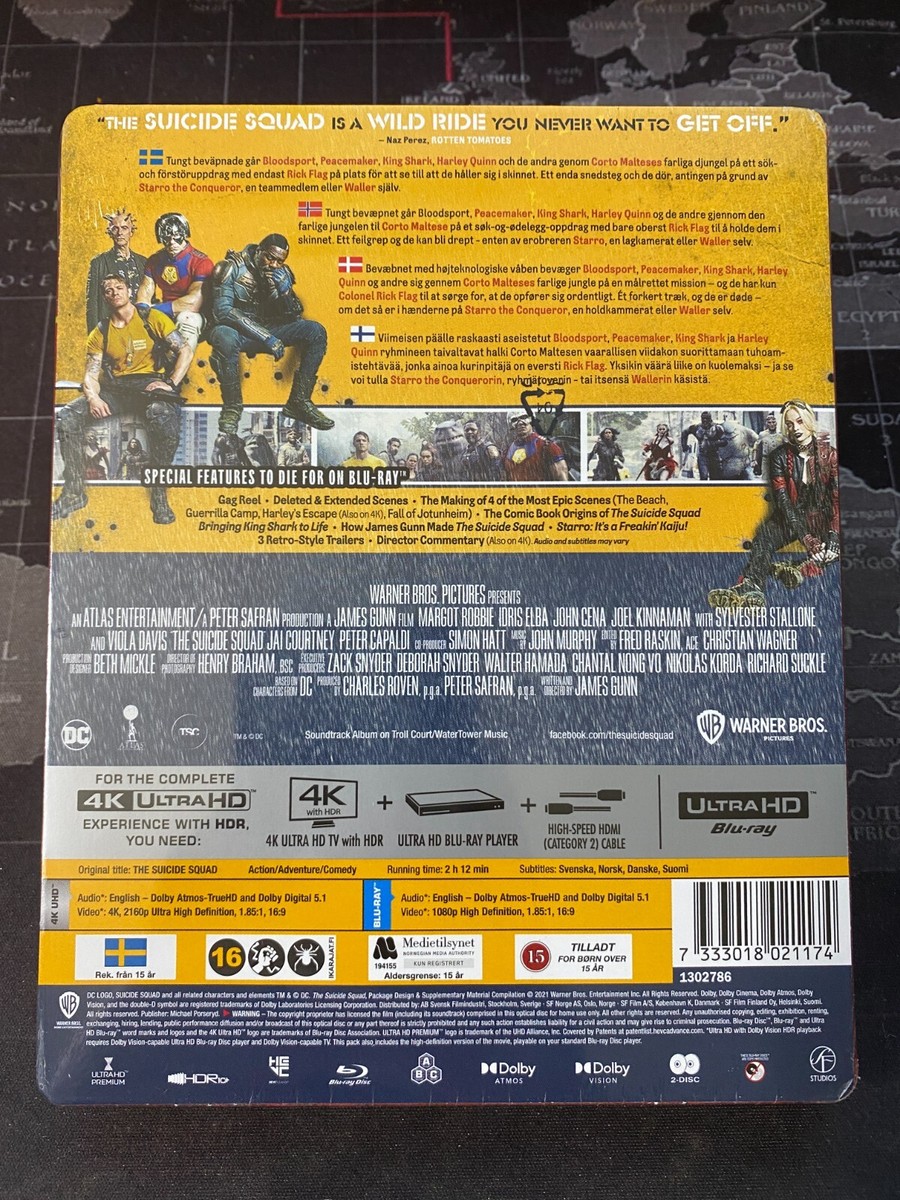 スーサイド・スクワッド スチールブック 4K UHD + Blu-ray Amazon.co.jp: 【Amazon.co.jp限定】ザ・スーサイド・スクワッド