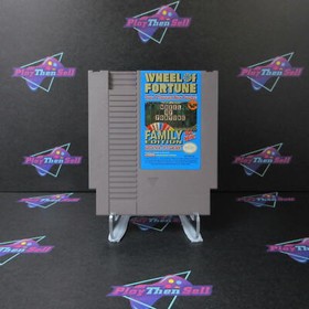 Wheel of Fortune Family Edition Nintendo NES Cartridge + Manual Tested  - (See..