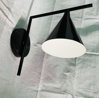 Flos Captain Flint 3000K Dimmable 1-10 Outdoor Wall Sconce in Black