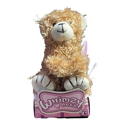 Whimzy Pets Bear Dunno 2010 Mini 3'' Plush Item 31212 Blip Toys NIP