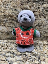 Coca Cola Seal in soccer shirt 1999 Bean Bag Plush 266