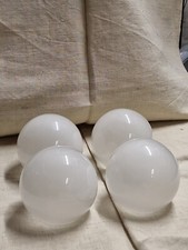 4 bocce globi vetro satinato internamente Ricambio lampadario (SB2) ^