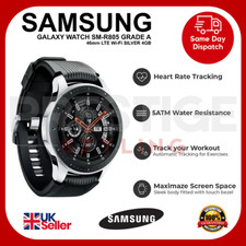 Samsung Galaxy Watch 46mm SM-R805 Smart Watch GPS LTE SILVER Grade A+CHARGR