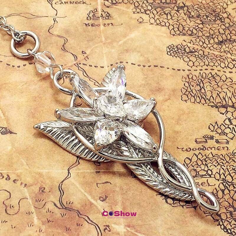 Collar Colgante El Señor de los Anillos Arwen Evenstar Alta Calidad Joyería de Moda