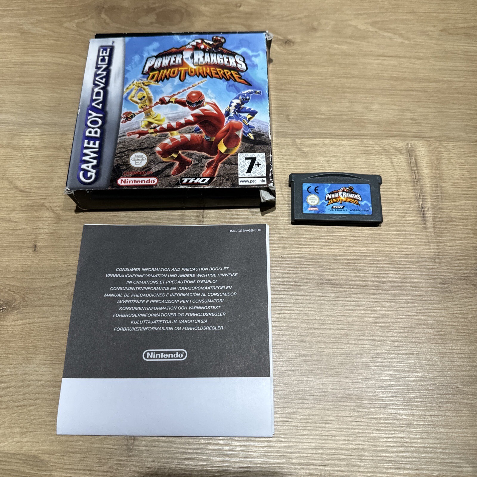 Power Rangers Dino Tonnerre - Jeu Nintendo GBA Game Boy Advance