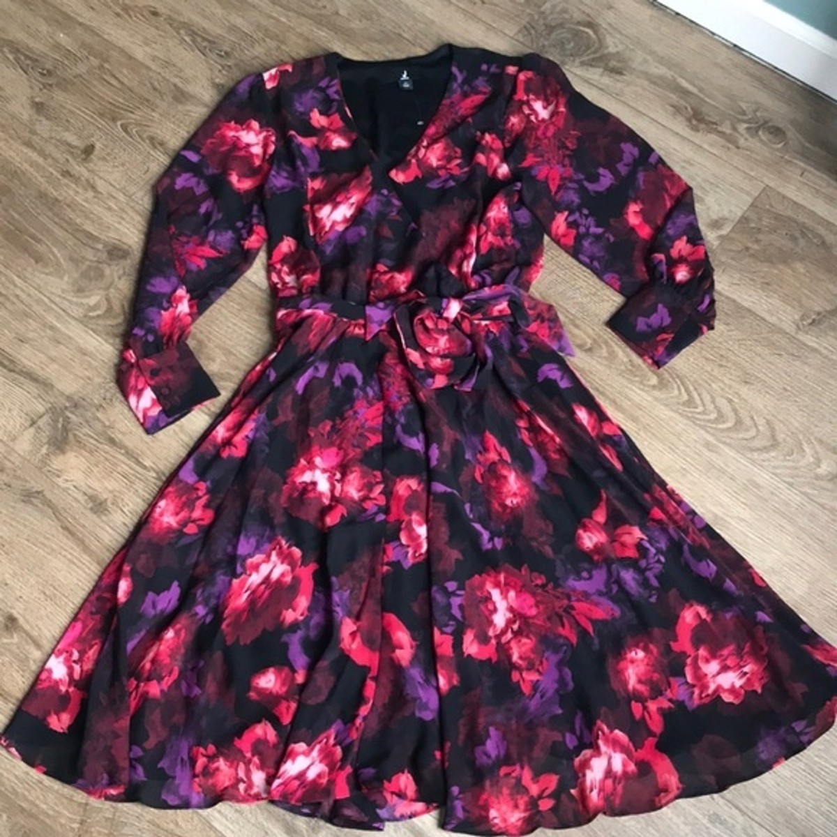 Jason Wu | Floral flowy faux wrap dress. Size XS. | eBay