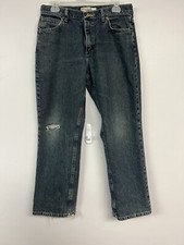 baileys jeans loose fit 16 Husky Distressed   Dark Denim  