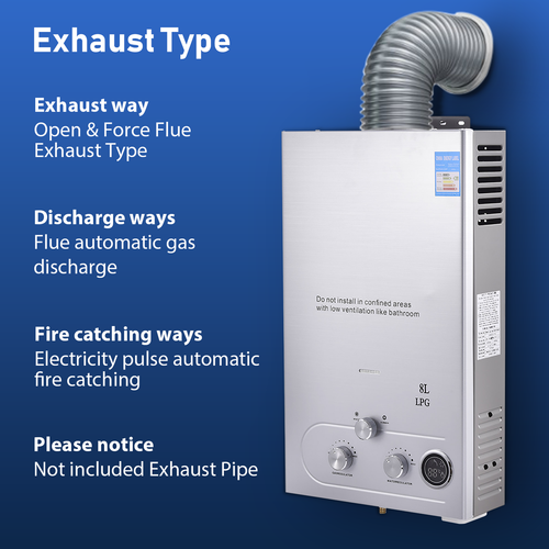 Calentador de agua GLP propano calentador de gas Tankless Instant Boiler 8-18L - Imagen 4 de 18