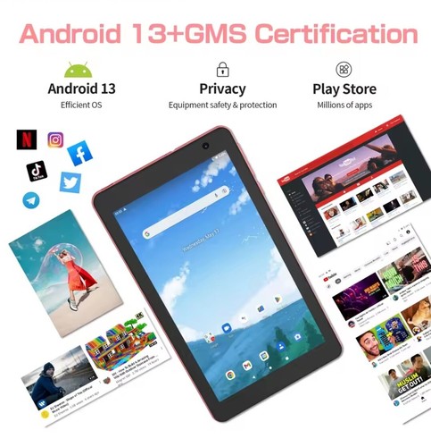 Pritom: Tab 8 - 8" HD Quad-Core 4GB RAM 64GB SSD Android™ 13 (New) - Picture 10 of 14