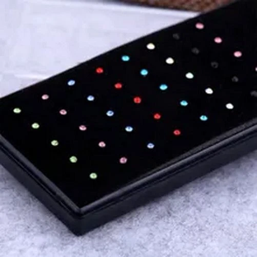 Crystal Rhinestone Nose Stud - Stainless Surgical Nose Piercing Ear Bone Earring - Image 4 of 4