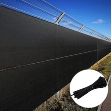 50' Privacy Fence Screen Panels Heavy Duty Fabric Mesh Garden Patio Windscreen