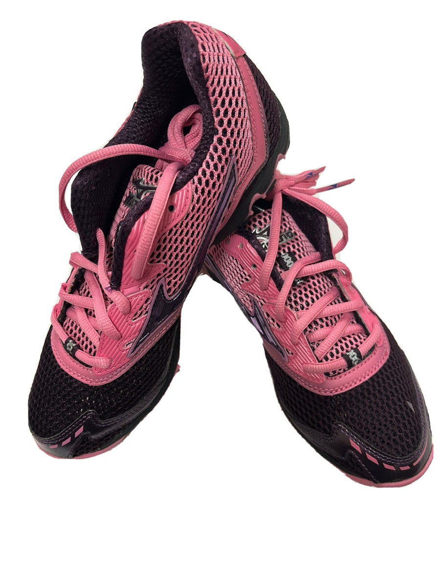 Spikes Mizuno Wave Kaze MIZUNO Wave Kaze Womens's Size Purple Gold