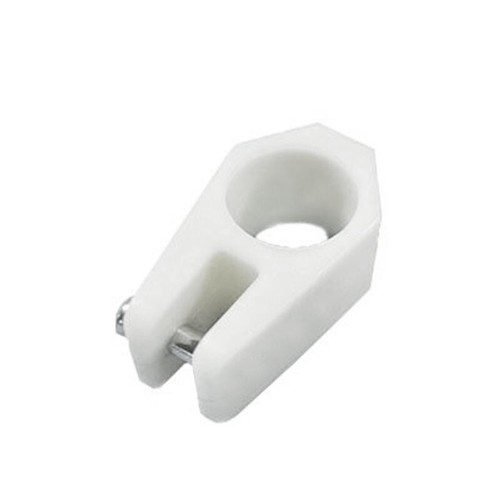 2 Piezas 7/8" 22mm Barco Blanco Nylon Mandíbula Slide Manga Bimini Top Ajuste - Imagen 3 de 5